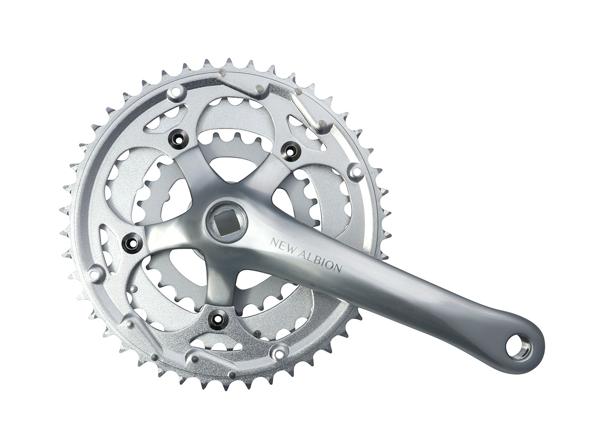 New Albion Crankset XDT Touring 46/36/26t 10-sp | Soma Fab Shop