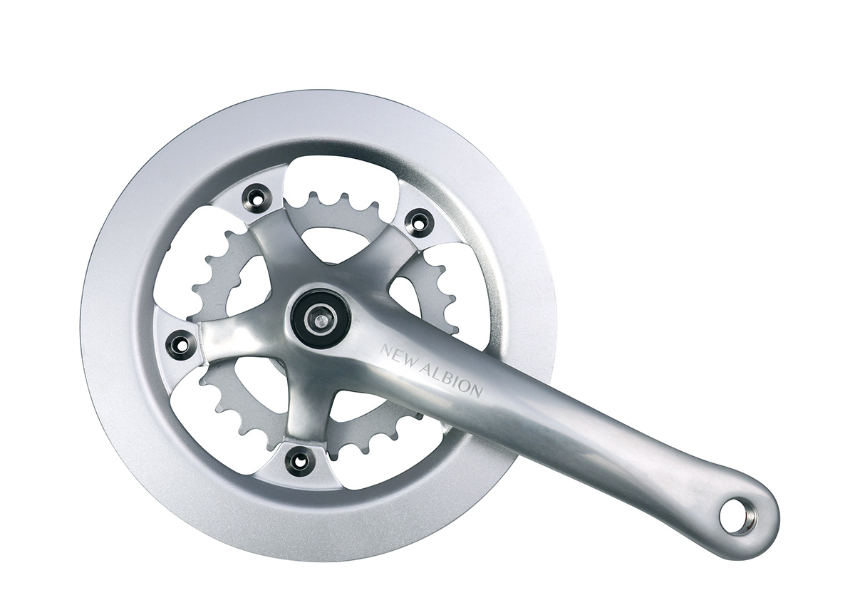 New Albion Crankset SC-G w/Guard 42/26t 10-sp | Soma Fab Shop