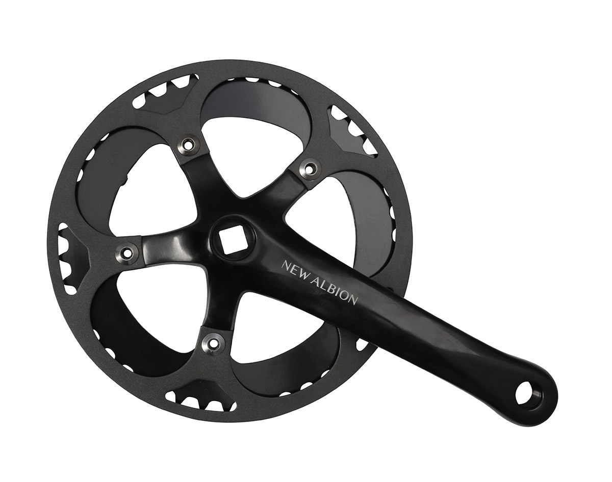 New Albion Crankset XDS Guard 44T 3/32 10-sp | Soma Fab Shop