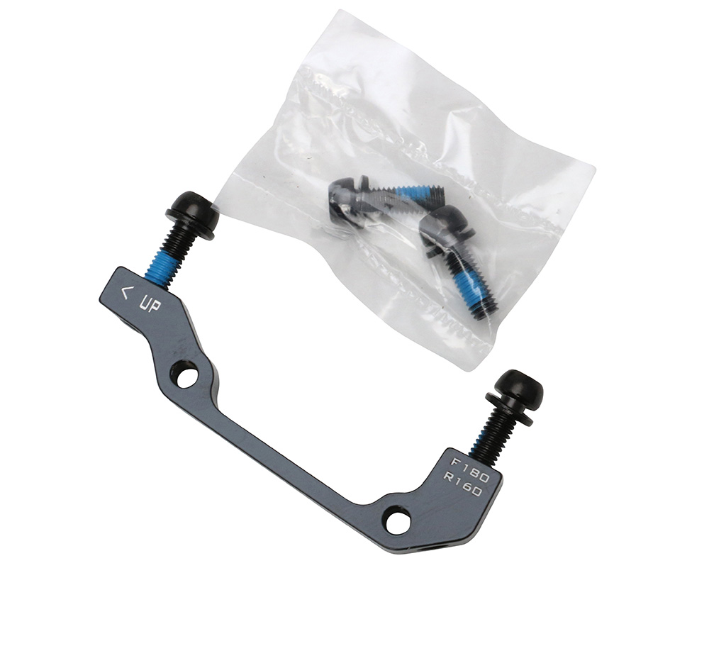 Adaptateur Frein à Disque 160 Mm Post-montage à Plat - Convertisseur Pour Vélo Route/VTT, En Alliage Aluminium, Avec 4 Vis - 12