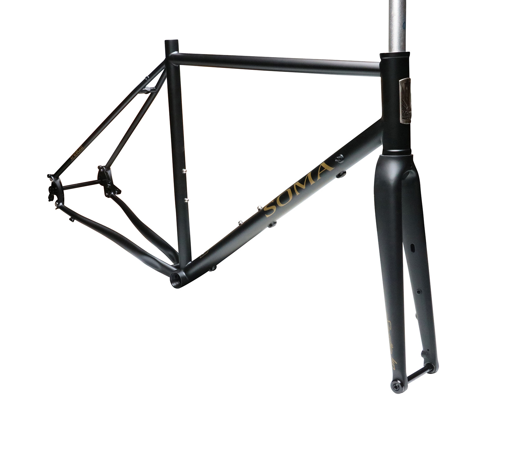 Soma Frameset Smoothie HP Matte Black | Soma Fabrications