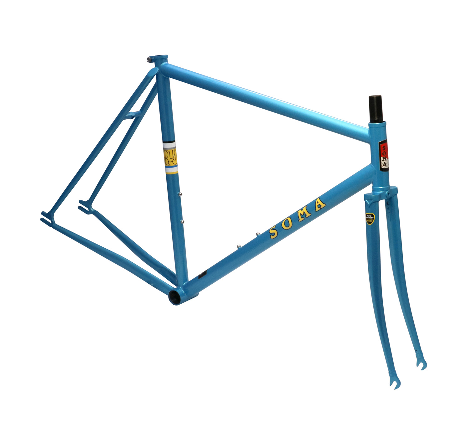 SOMA RUSH ピストフレームセット　55サイズ Soma Rush Frameset Pelham Blue | Soma Fabrications