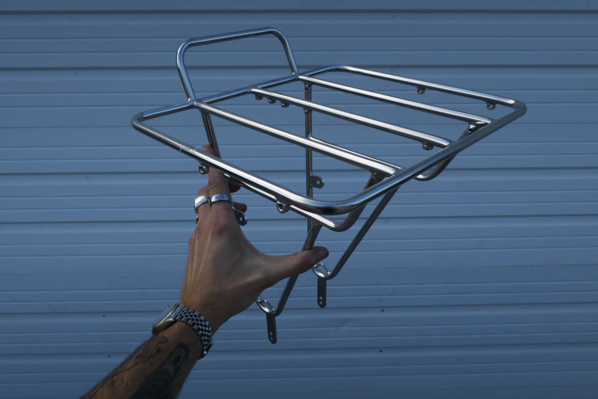 Soma Rack Porteur Deluxe Front Stainless Steel (No Hardware