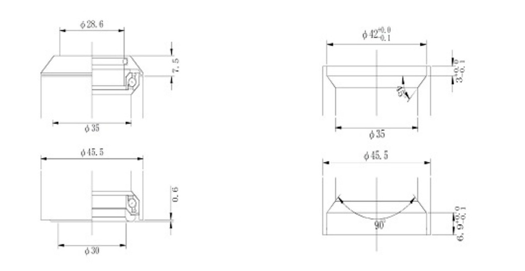 Tange Seiki Headset IS24 &quot;Campy&quot; 1-1/8&quot; (IS42/28.6 IS42/30)