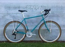 New Albion Frame Drake Dark Teal Built Bike