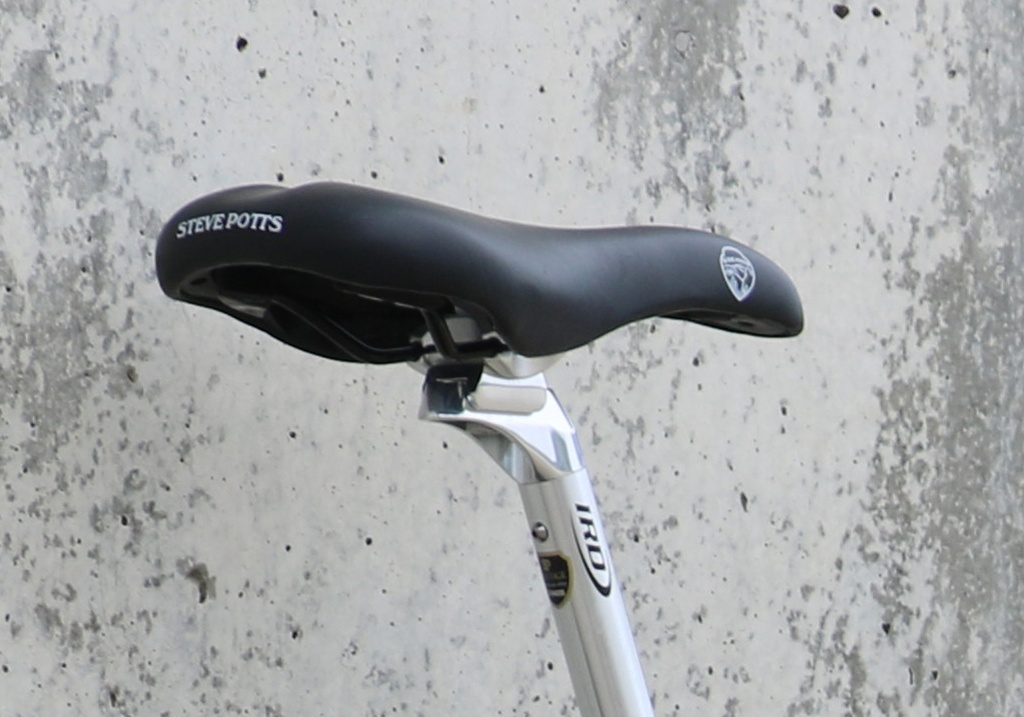 Steve Potts Chinook Saddle - 150mm Width (Steel Rails) | The Merry ...