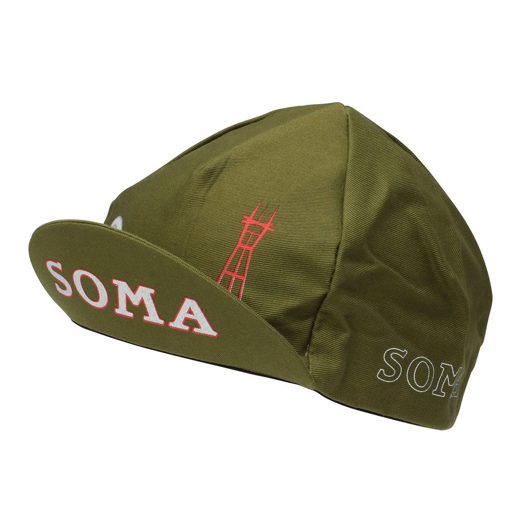 Soma Cycling Cap Sutro Khaki Green