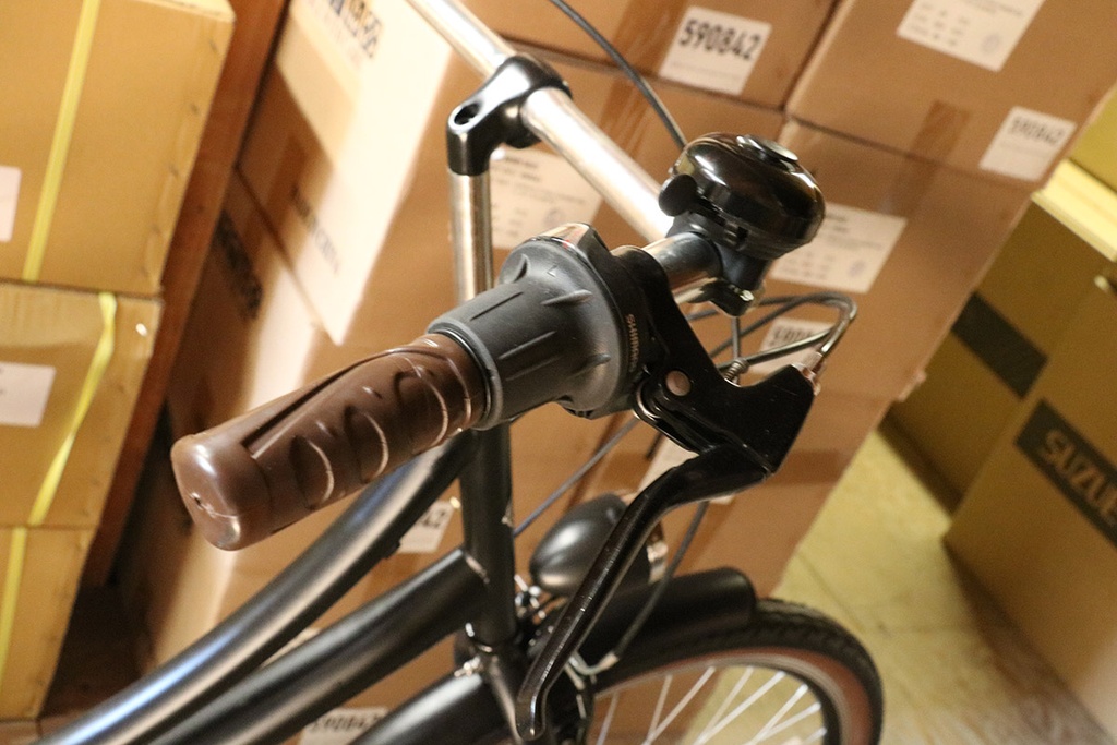 Complete Café Bike 7sp Flat Blk