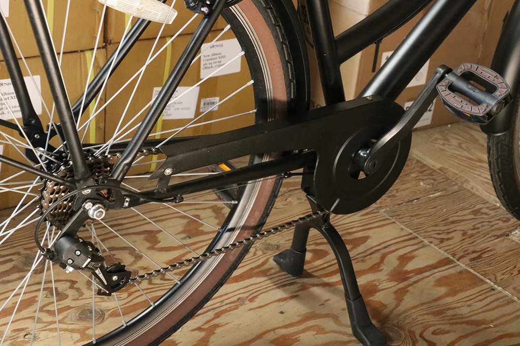 Complete Café Bike 7sp Flat Blk