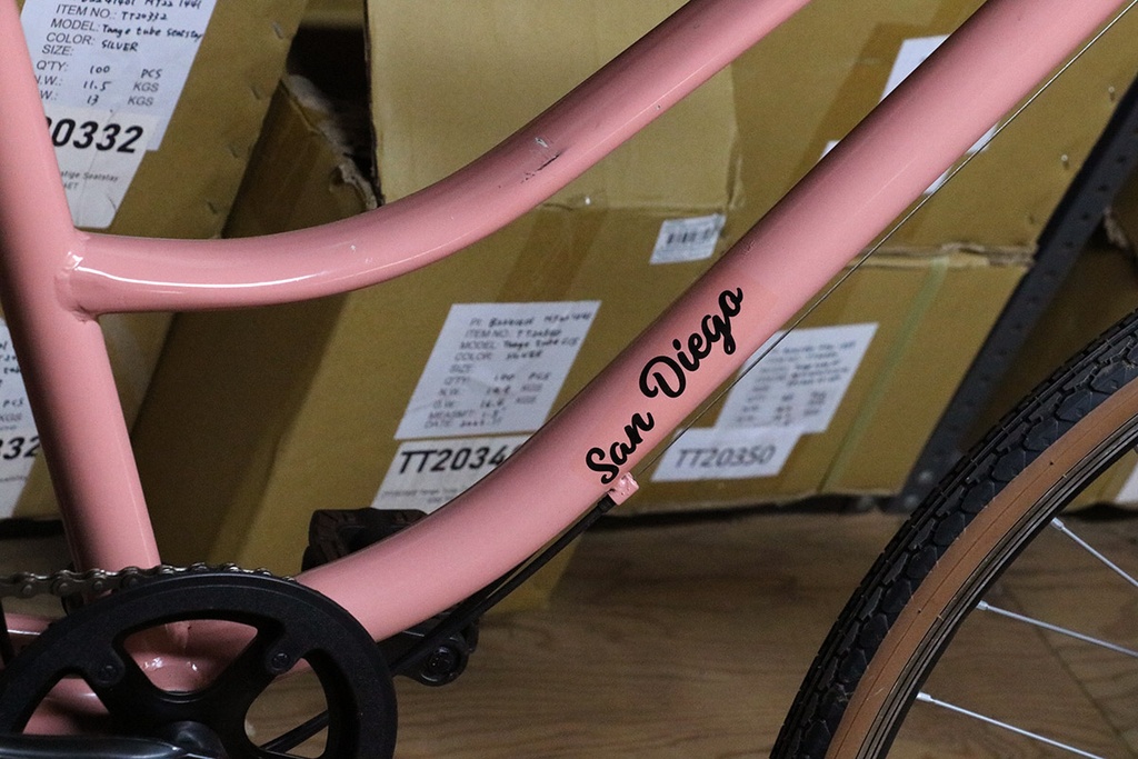 Complete Café Bike 7sp Metalic Pink