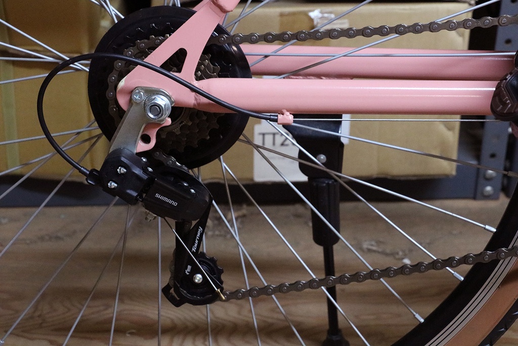 Complete Café Bike 7sp Metalic Pink