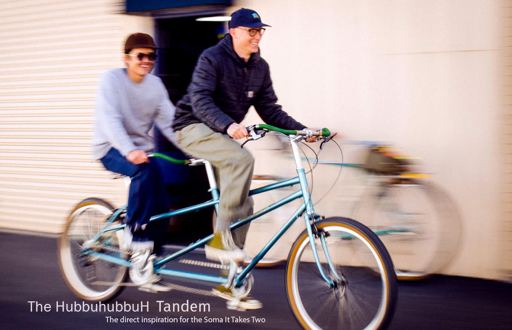 Soma "It Takes Two" Tandem Frame Set Tiburon Blue