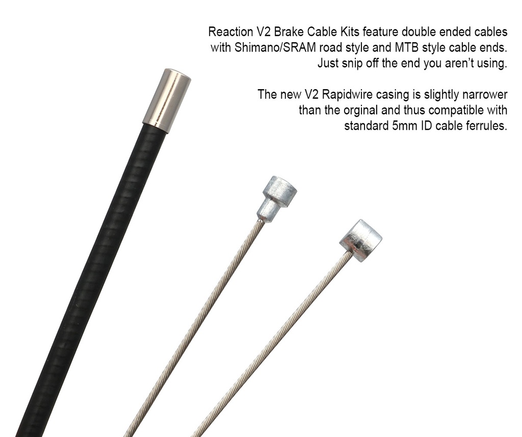 Yokozuna Reaction (v2) Complete Cable Kit (Shifter & Brake)