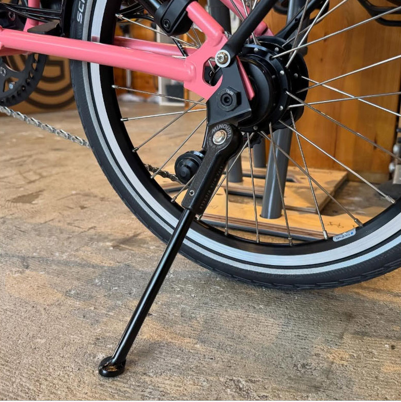 Minoura Kickstand SL-MV4 Brompton (T-line & C-line 12speed 13/32 shaft model) Black