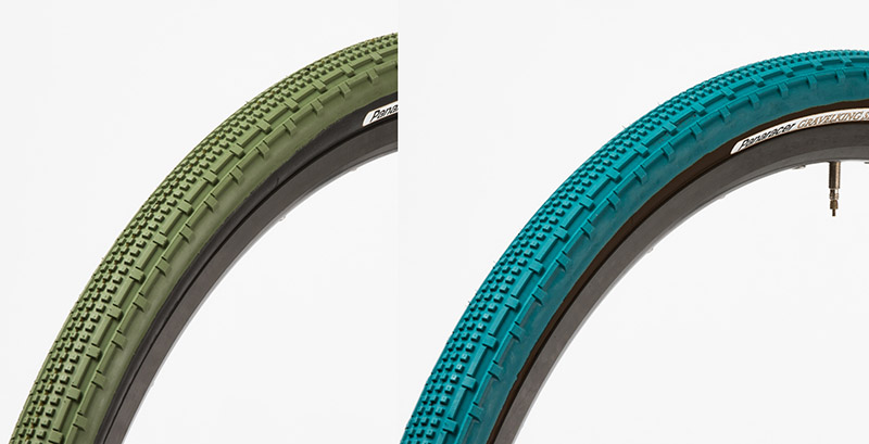 Panaracer Tire Gravelking SK 700c Knobby blue green