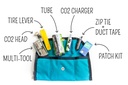 Road Runner Tool Roll/Saddle Roll diagram