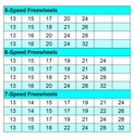 IRD Freewheel Cyclone Mark 1  6SP