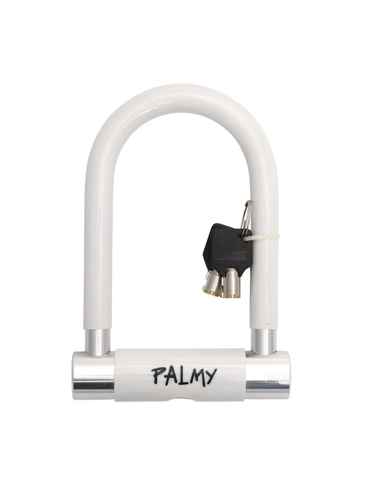 Palmy Mini U-Lock Alloy White