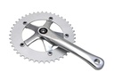 Pake Crankset Tracklocross 1/8 silver