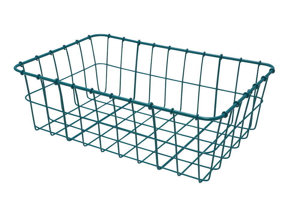 Wald Basket ONLY 15&quot;x10&quot;x4 3/4&quot; teal