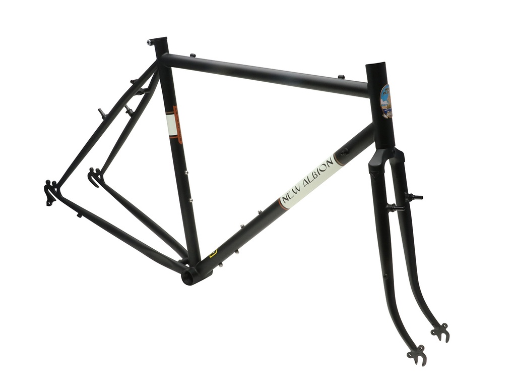 New Albion Frame Privateer Matte Blk w/ fork