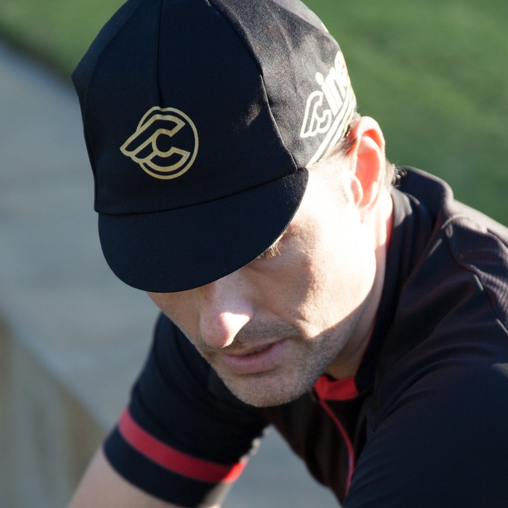 Cinelli Cycling Cap Black & Gold