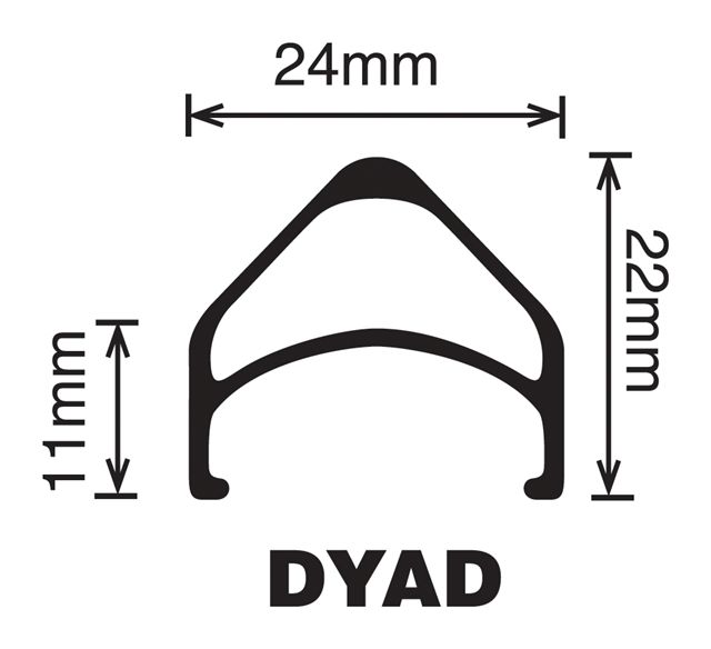 Velocity Wheel Rear 650b Dyad Disc Std. Silv