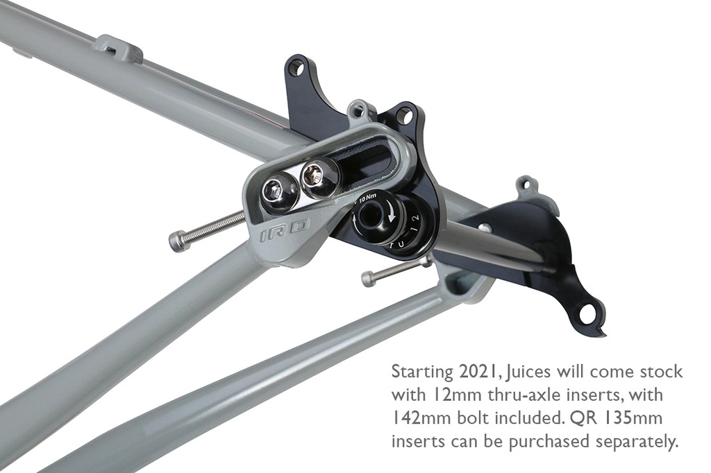 Soma Frame Juice Gray thru-axle insert