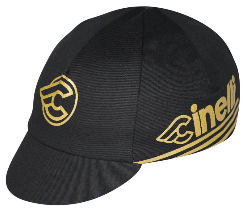 Cinelli Cycling Cap Black & Gold