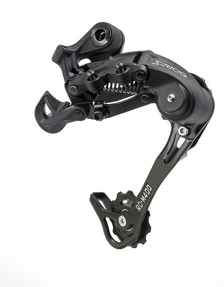 S-Ride Rear Derailleur Overlength Cage 11/10 sp Black [RD-M400]
