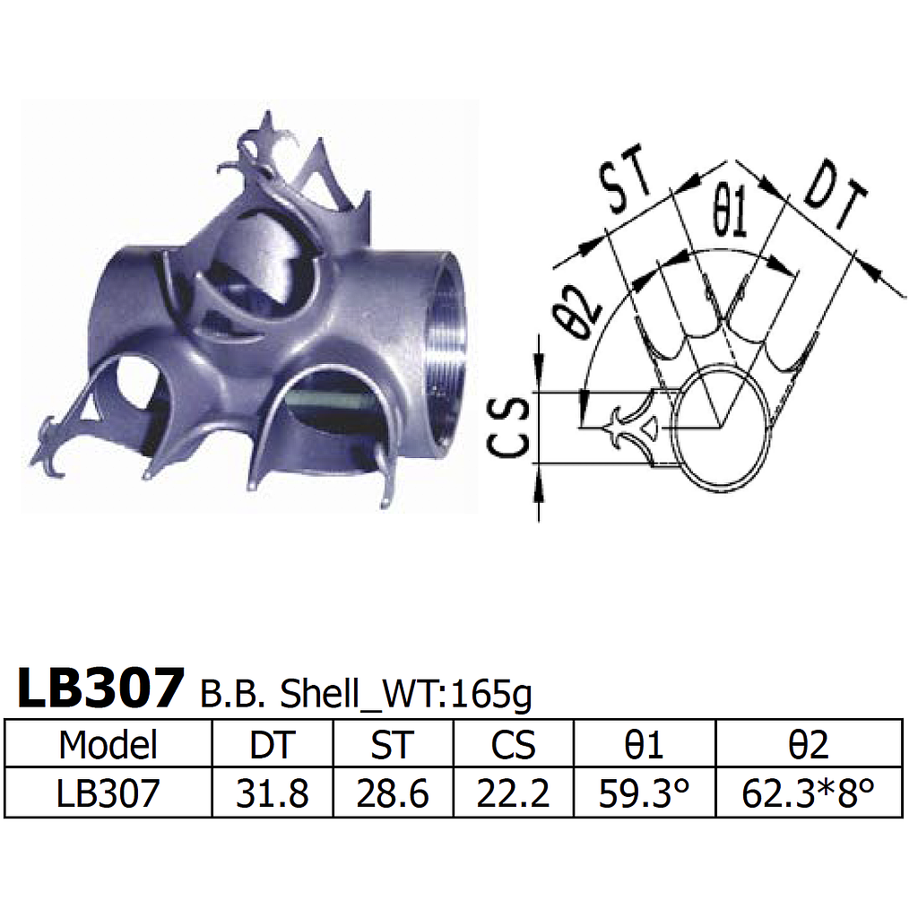 Long Shen 307 Series B.B Shell (LB307)