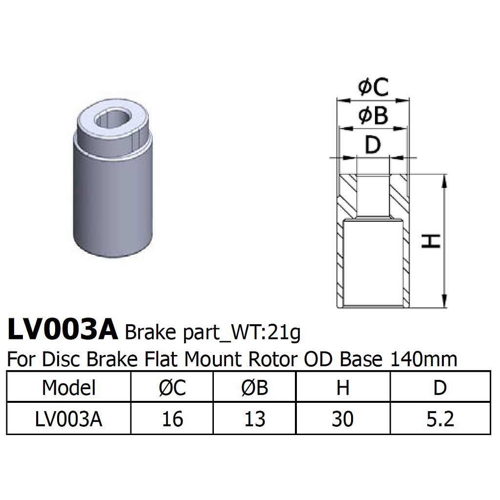 Long Shen Flat Mount Stainless Steel (LV003A-S)