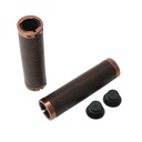 Cardiff Grips Julian Leather Dark Brown, Lock-On