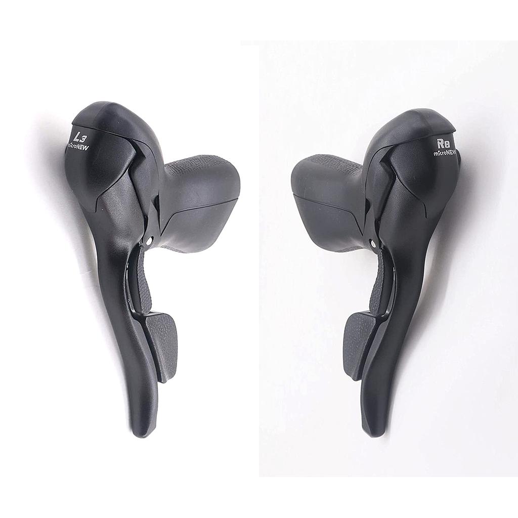 MicroNew Road Brake/Shift Lever Set  2 x 8 [SBR-R58]