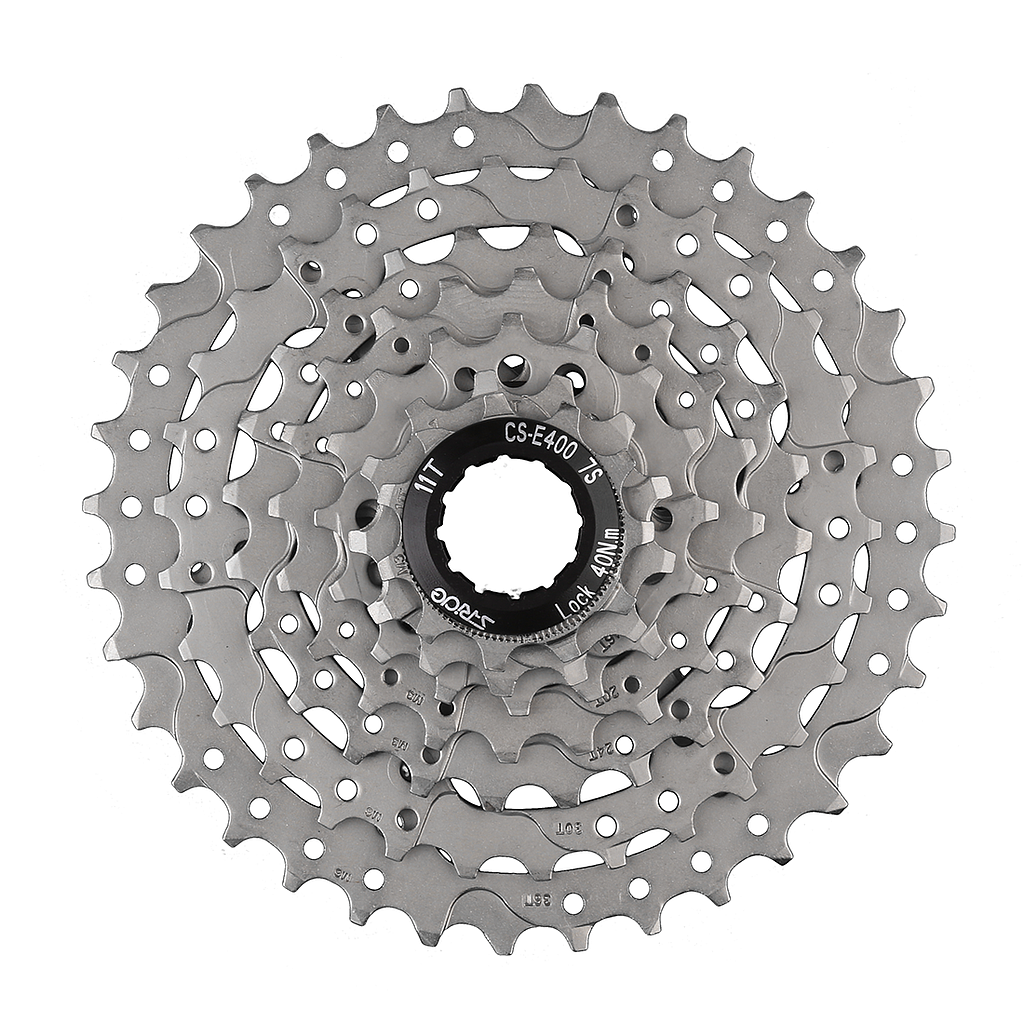 S-Ride Cassette 7sp 11-36T Silver [CS-E400]