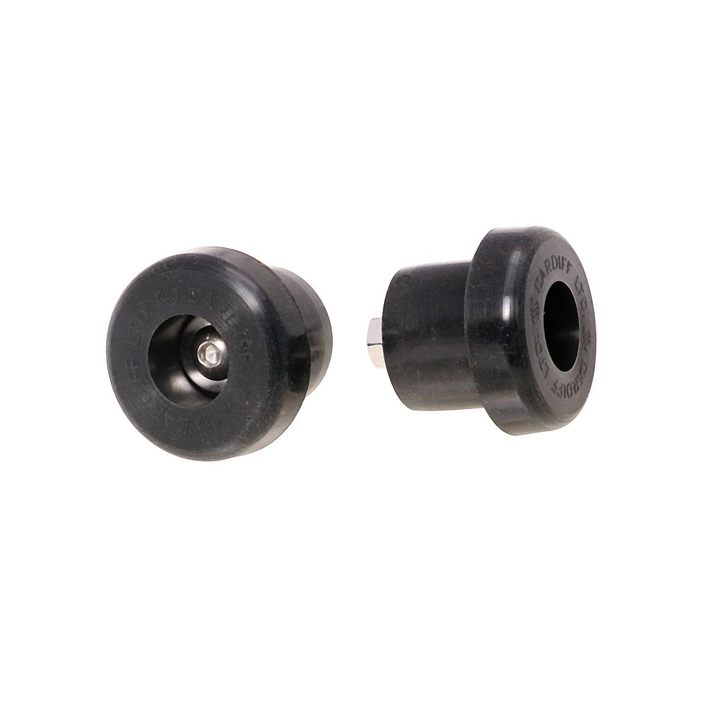 Cardiff Silicone Rubber Locking Bar End Plugs 20-22mm Pair