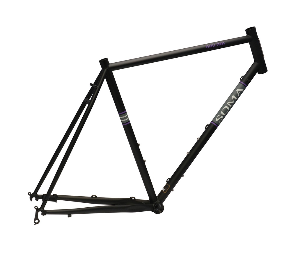 Soma Frame Double Cross Matte Blk