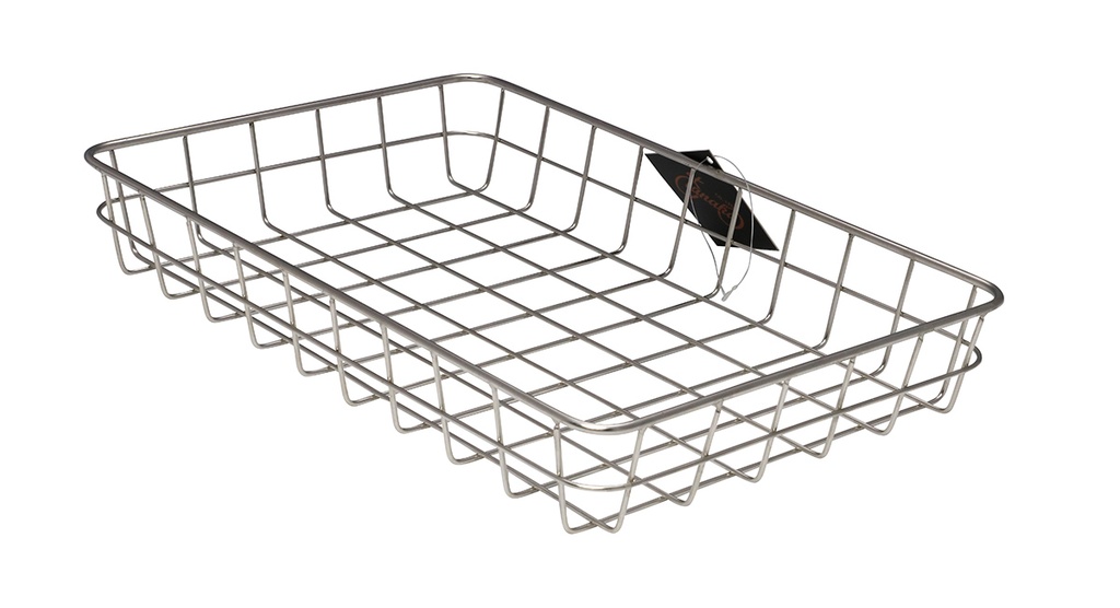 Tanaka Stainless Steel Basket 1/2 Height (15&quot;x10&quot;x2-3/8&quot;)
