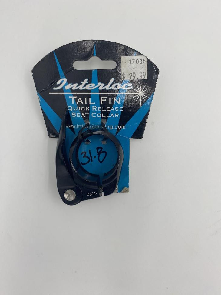 Interloc Tail Fin Black 31.8 Seat Collar