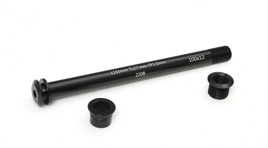 Suzue 15mm to 12mm Thru-Axle Converter , Length 152mm, Soma Wolverine Unicrown Fork V1 / MTB Fork