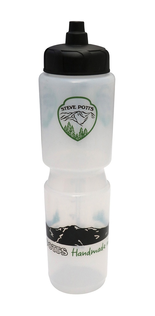 Steve Potts Cycles Further Water Bottle w/Self-Sealing Spout