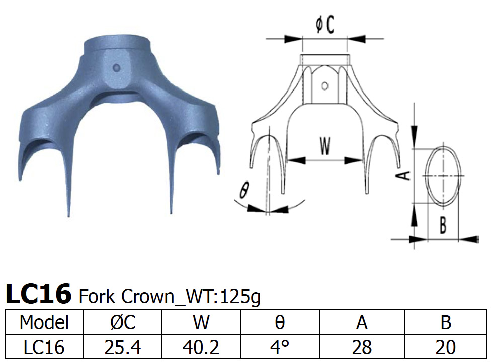 Long Shen Fork Crown LC16
