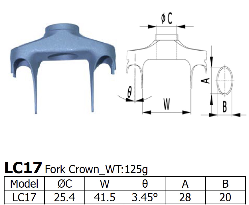 Long Shen Fork Crown LC17