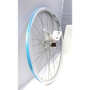 Velocity Wheel Rear 700c Quill Comp Silv (Disc/Rim Brk)