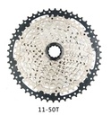 S-Ride Cassette 11sp 11-50T Silver/Black (SHIMANO) [CS-M500]
