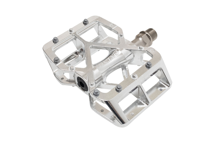 MKS Pedals Allways  High Polished Silver