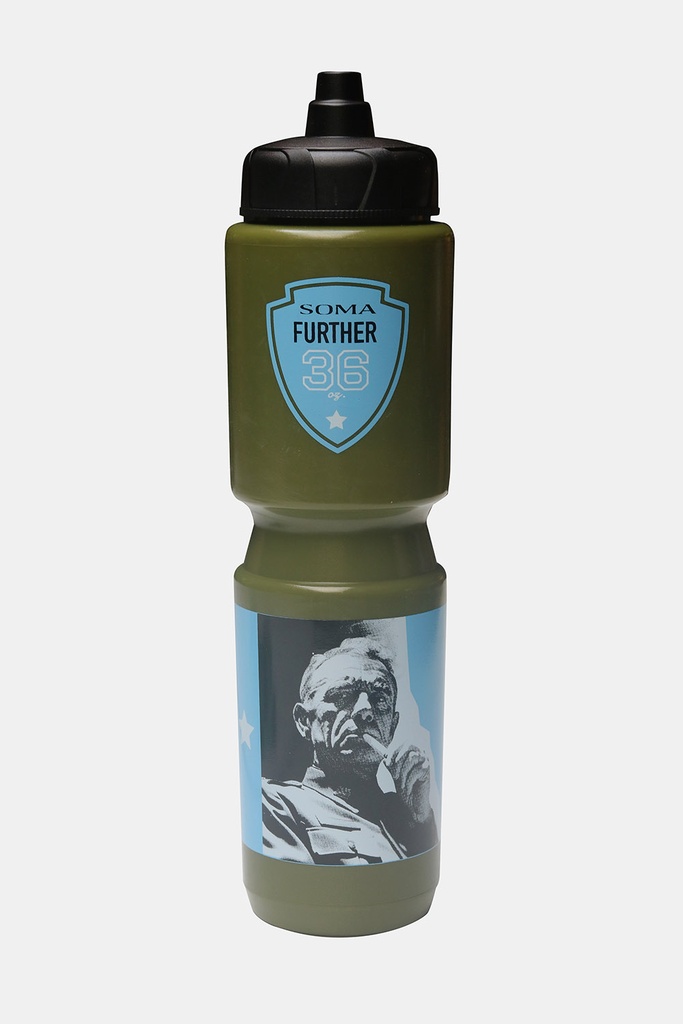 Soma Further Bottle 36 oz. "General Ripper" w/Self-Sealing Spout