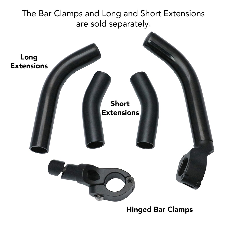 Soma Bar-Ins Extensions (Hinged Bar Clamp Component only) Pair