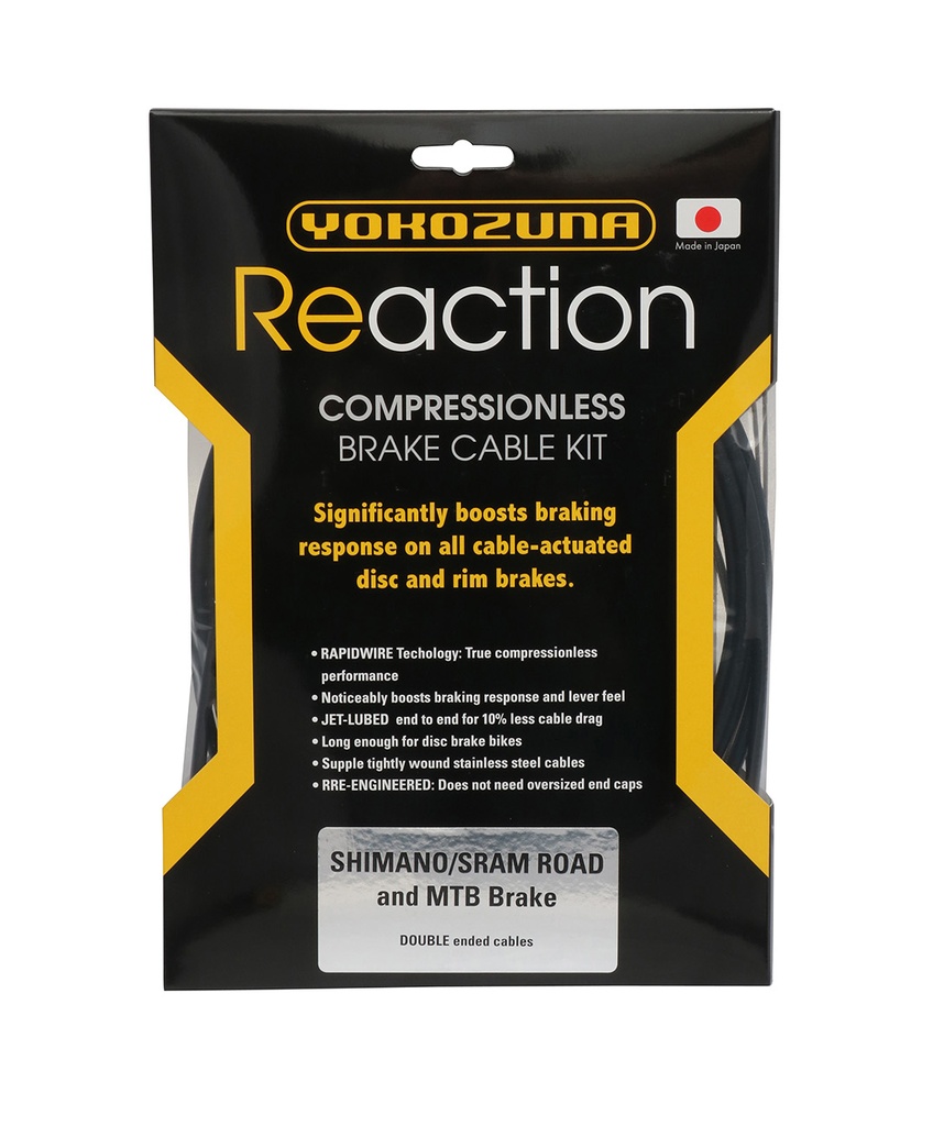 Yokozuna Reaction (v2) Brake Cable Kit (Shim/SRAM Road & MTB)