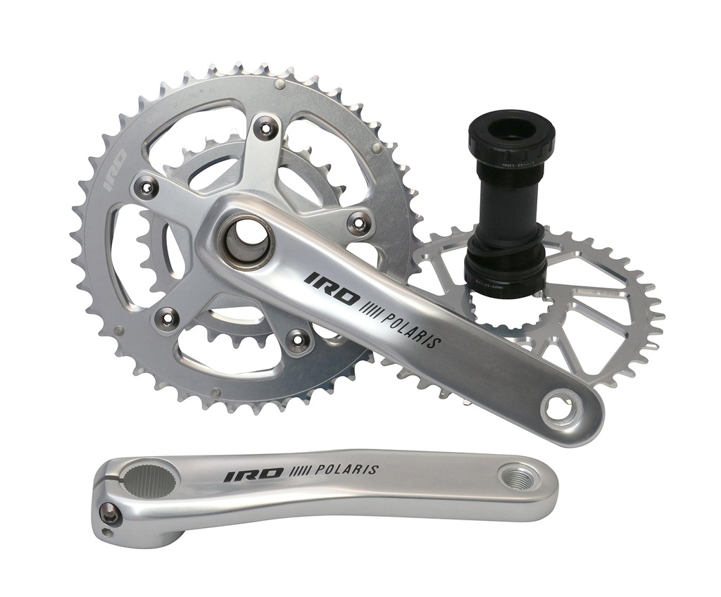 IRD Crankset Polaris 1x 2x (DM 38t & 42-26t w/Spider) w/BB